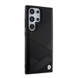 BMW Samsung Galaxy S24 Ultra Genuine Leather Textured Svart