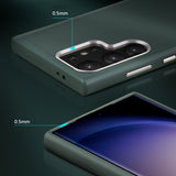 X-Level Samsung Galaxy S24 Ultra Deksel Skinntekstur Grønn