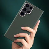 X-Level Samsung Galaxy S24 Ultra Deksel Skinntekstur Grønn