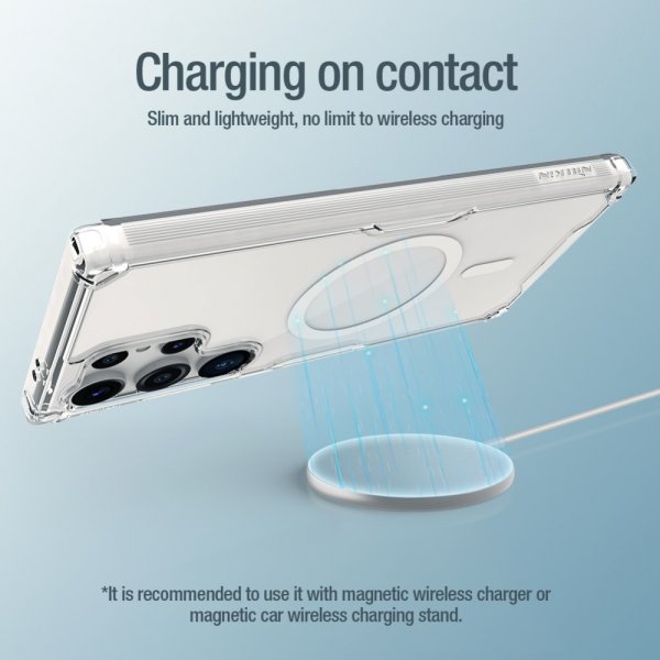 Nillkin Samsung Galaxy S24 Ultra Deksel Nature Pro Series MagSafe Transparent