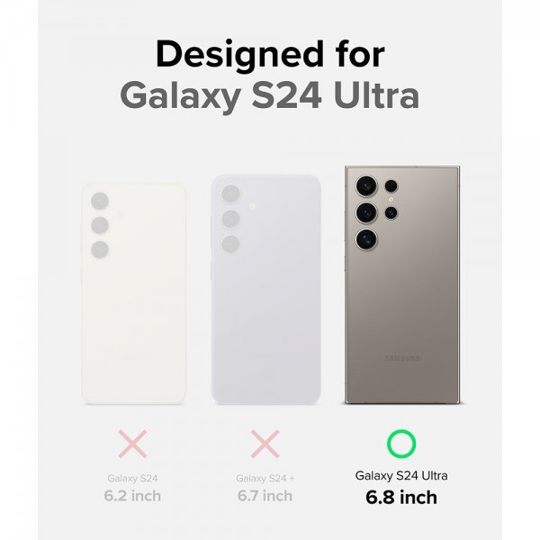 Ringke Samsung Galaxy S24 Ultra Deksel Onyx Grå
