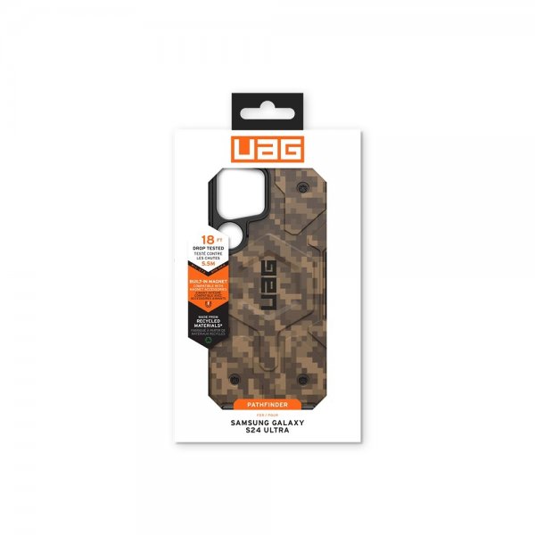 Urban Armor Gear (UAG) Samsung Galaxy S24 Ultra Deksel Pathfinder SE MagSafe Digi Camo Dark Earth