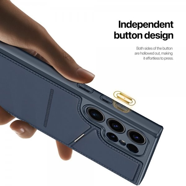 Dux Ducis Samsung Galaxy S24 Ultra Deksel Rafi II Series MagSafe Blå