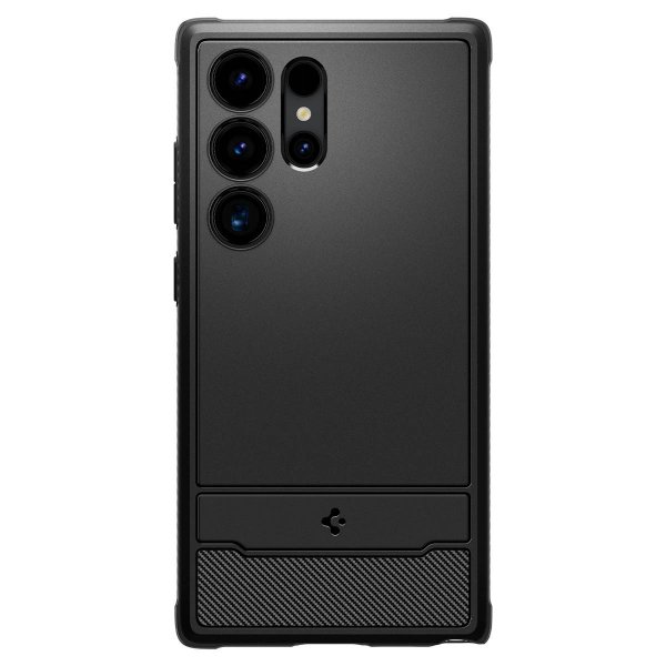 Spigen Samsung Galaxy S24 Ultra Deksel Rugged Armor Matte Black