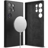 Ringke Samsung Galaxy S24 Ultra Silicone Magnetic Svart