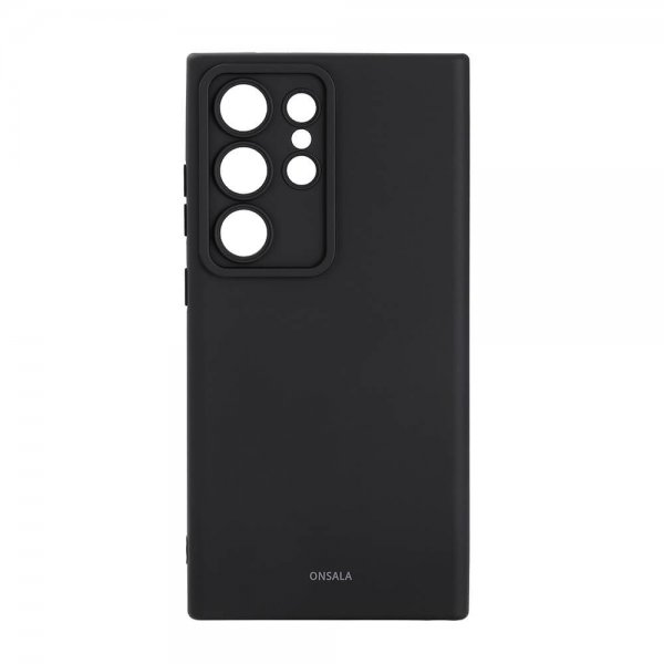 Onsala Samsung Galaxy S24 Ultra Deksel Silikon Svart