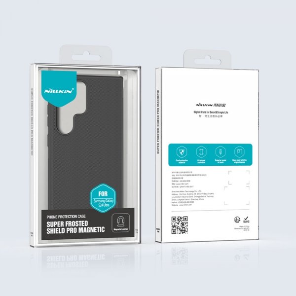 Nillkin Samsung Galaxy S24 Ultra Deksel Super Frosted Shield Pro MagSafe Svart