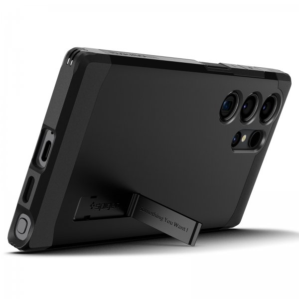 Spigen Samsung Galaxy S24 Ultra Deksel Tough Armor MagFit Svart