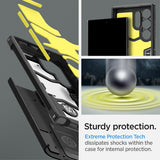 Spigen Samsung Galaxy S24 Ultra Deksel Tough Armor Svart