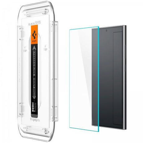 Spigen Samsung Galaxy S24 Ultra Skjermbeskytter GLAS.tR EZ Fit 2-pakning