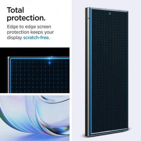 Spigen Samsung Galaxy S24 Ultra Skjermbeskytter GLAS.tR EZ Fit Privacy 2-pakning