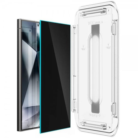 Spigen Samsung Galaxy S24 Ultra Skjermbeskytter GLAS.tR EZ Fit Privacy 2-pakning