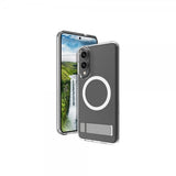 dbramante1928 Samsung Galaxy S25 Edge Deksel Iceland Ultra D3O Qi2 Kickstand Transparent