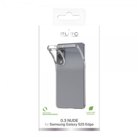 Puro Samsung Galaxy S25 Edge Deksel Nude Transparent