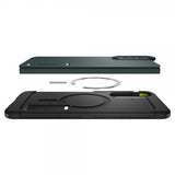 Spigen Samsung Galaxy S25 Edge Deksel Tough Armor MagFit Abyss Green