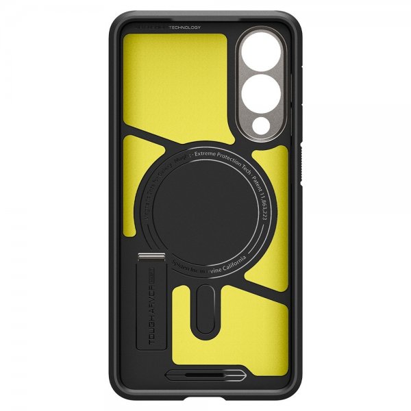 Spigen Samsung Galaxy S25 Edge Deksel Tough Armor MagFit Gunmetal