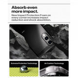 Spigen Samsung Galaxy S25 Edge Deksel Tough Armor MagFit Svart