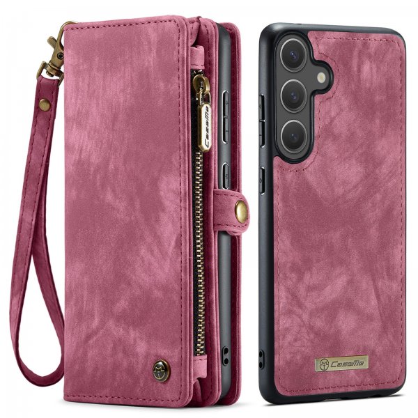 CaseMe Samsung Galaxy S25 FE Etui 008 Series Avtakbart Deksel Rød