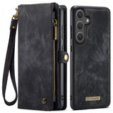 CaseMe Samsung Galaxy S25 FE Etui 008 Series Avtakbart Deksel Svart