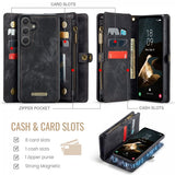 CaseMe Samsung Galaxy S25 FE Etui 008 Series Avtakbart Deksel Svart