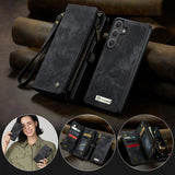 CaseMe Samsung Galaxy S25 FE Etui 008 Series Avtakbart Deksel Svart