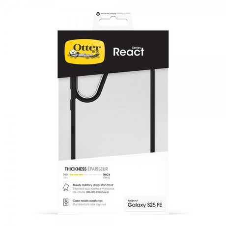 Otterbox Samsung Galaxy S25 FE Deksel React Black Crystal