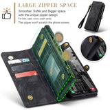 CaseMe Samsung Galaxy S25 Etui 008 Series Avtakbart Deksel Svart