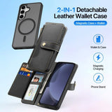 Dux Ducis Samsung Galaxy S25 Etui 2-in-1 Lawa Series MagSafe Svart
