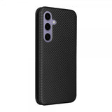Samsung Galaxy S25 Etui Karbonfibertekstur Svart
