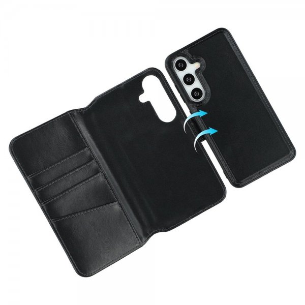 Nordic Covers Samsung Galaxy S24/Galaxy S25 Etui MagLeather Raven Black