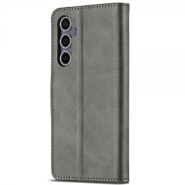 Lc.Imeeke Samsung Galaxy S25 Etui med Kortlomme stativfunksjon Grå