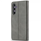 Lc.Imeeke Samsung Galaxy S25 Etui med Kortlomme stativfunksjon Grå