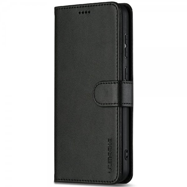 Lc.Imeeke Samsung Galaxy S25 Etui med Kortlomme stativfunksjon Svart