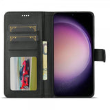 Lc.Imeeke Samsung Galaxy S25 Etui med Kortlomme stativfunksjon Svart