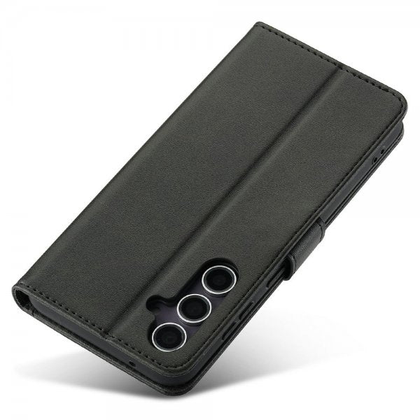 Lc.Imeeke Samsung Galaxy S25 Etui med Kortlomme stativfunksjon Svart