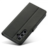Lc.Imeeke Samsung Galaxy S25 Etui med Kortlomme stativfunksjon Svart