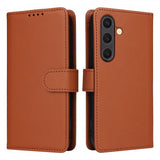 Betopnice Samsung Galaxy S25 Etui Avtagbart Deksel 005 Brun