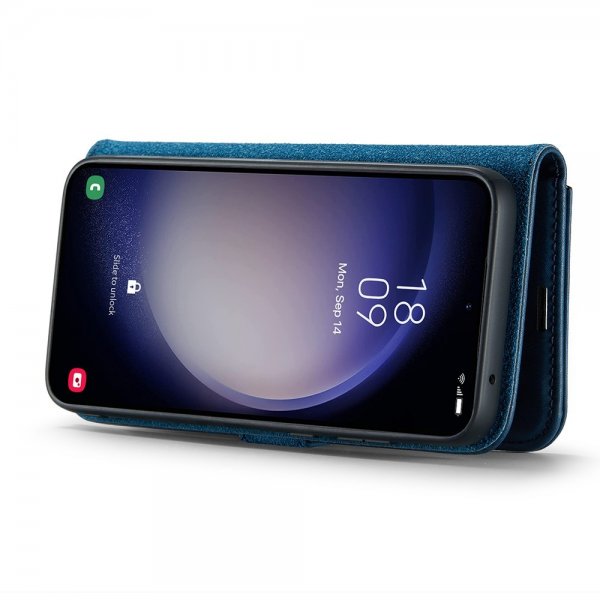 Dg.Ming Samsung Galaxy S25 Etui Avtagbart Deksel Blå