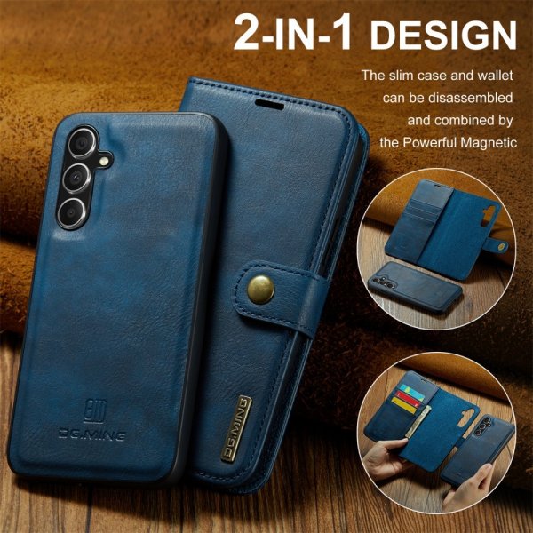 Dg.Ming Samsung Galaxy S25 Etui Avtagbart Deksel Blå