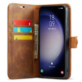 Dg.Ming Samsung Galaxy S25 Etui Avtagbart Deksel Brun