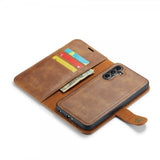 Dg.Ming Samsung Galaxy S25 Etui Avtagbart Deksel Brun