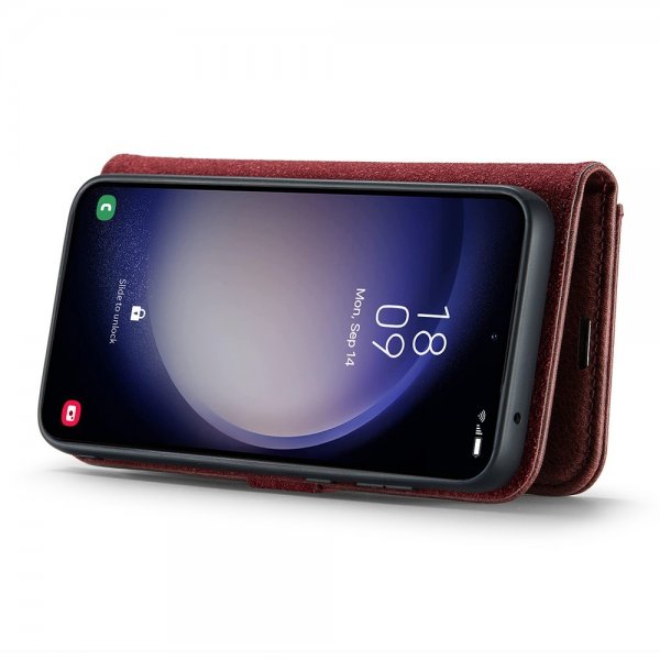 Dg.Ming Samsung Galaxy S25 Etui Avtagbart Deksel Rød