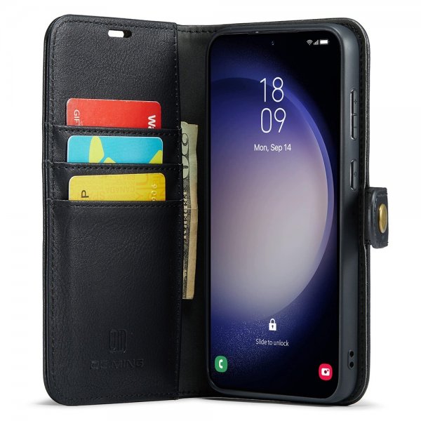 Dg.Ming Samsung Galaxy S25 Etui Avtagbart Deksel Svart