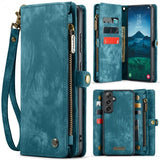 CaseMe Samsung Galaxy S25 Plus Etui 008 Series Avtakbart Deksel Blå