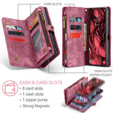 CaseMe Samsung Galaxy S25 Plus Etui 008 Series Avtakbart Deksel Rød