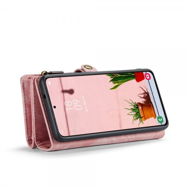 CaseMe Samsung Galaxy S25 Plus Etui 008 Series Avtakbart Deksel Rosa