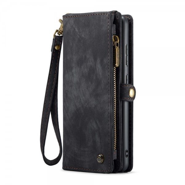 CaseMe Samsung Galaxy S25 Plus Etui 008 Series Avtakbart Deksel Svart