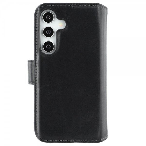 Nordic Covers Samsung Galaxy S24 Plus/Galaxy S25 Plus Etui Essential Leather Raven Black