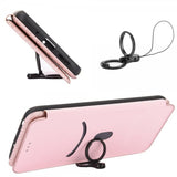 Samsung Galaxy S25 Plus Etui Karbonfibertekstur Rosegull