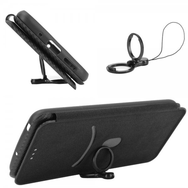 Samsung Galaxy S25 Plus Etui Karbonfibertekstur Svart